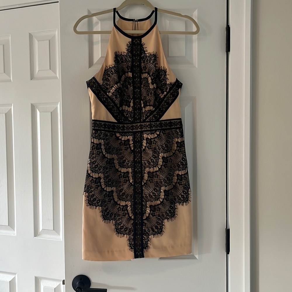 Lacy halter styled dress